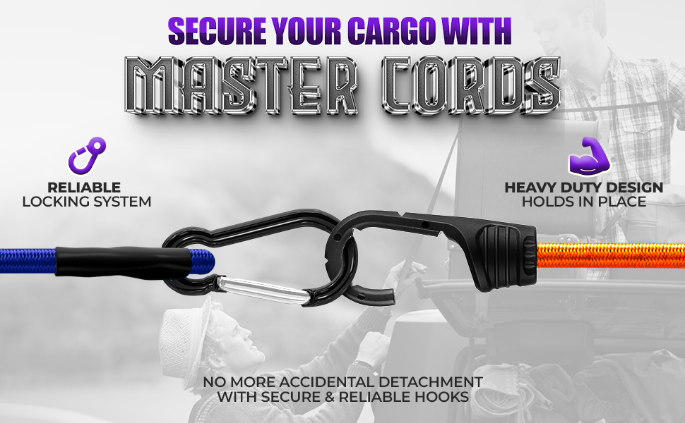 Premium Heavy-Duty Bungee Cords