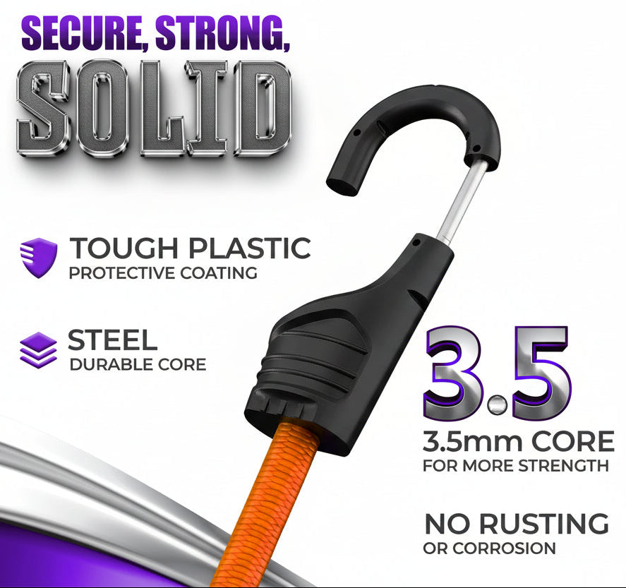 Premium Heavy-Duty Bungee Cords